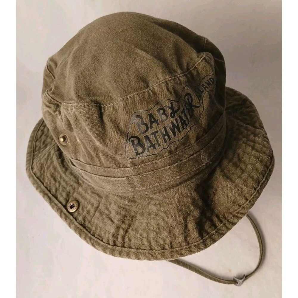 Baby Bathwater Island Croatia 2023 Snap-Up Sides Bucket/Boonie Hat w/Chinstrap